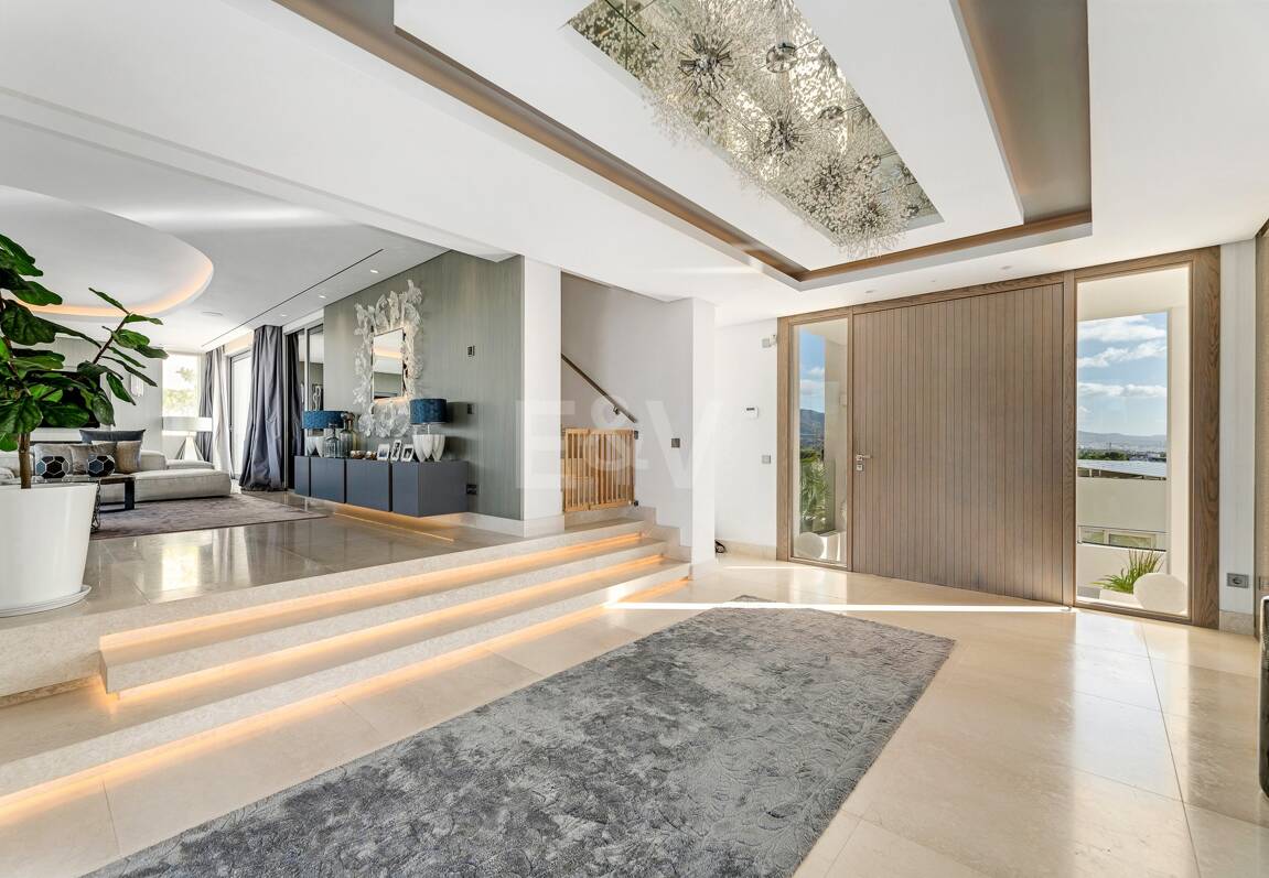 Exclusive Newly Built Villa with Two Pools and Open Coastal Views