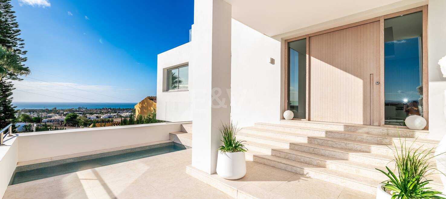 Exclusive Newly Built Villa with Two Pools and Open Coastal Views