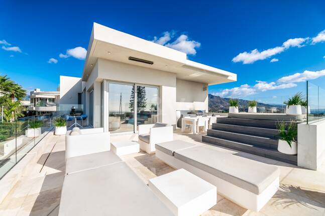 Exclusive Newly Built Villa with Two Pools and Open Coastal Views