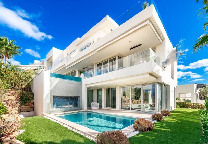 Exclusive Newly Built Villa with Two Pools and Open Coastal Views