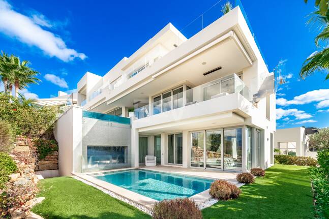 Exclusive Newly Built Villa with Two Pools and Open Coastal Views