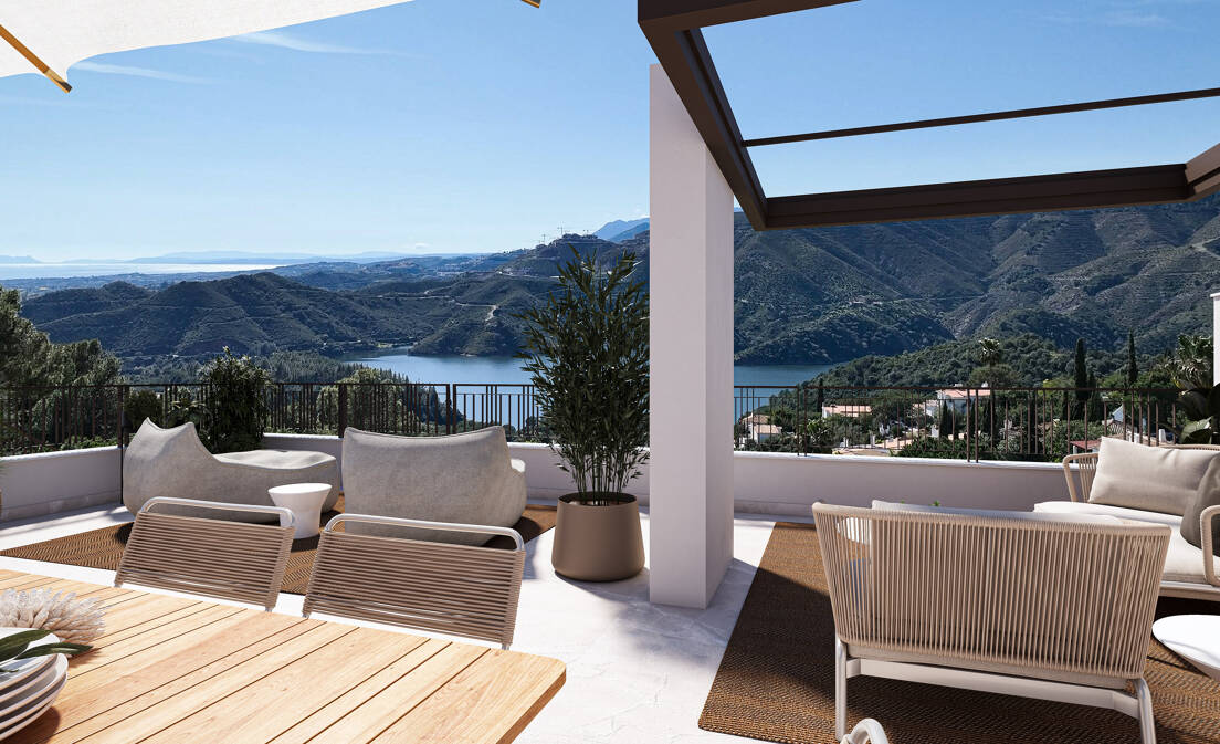 Exklusive 2-Schlafzimmer-Wohnungen mit Blick auf den See und die Berge