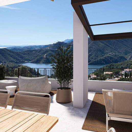 Exklusive 2-Schlafzimmer-Wohnungen mit Blick auf den See und die Berge