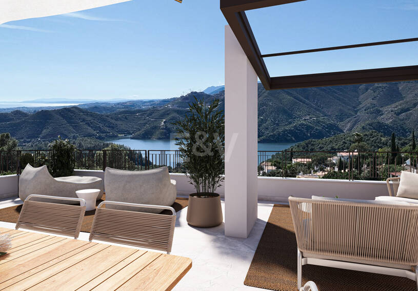 Exklusive 2-Schlafzimmer-Wohnungen mit Blick auf den See und die Berge