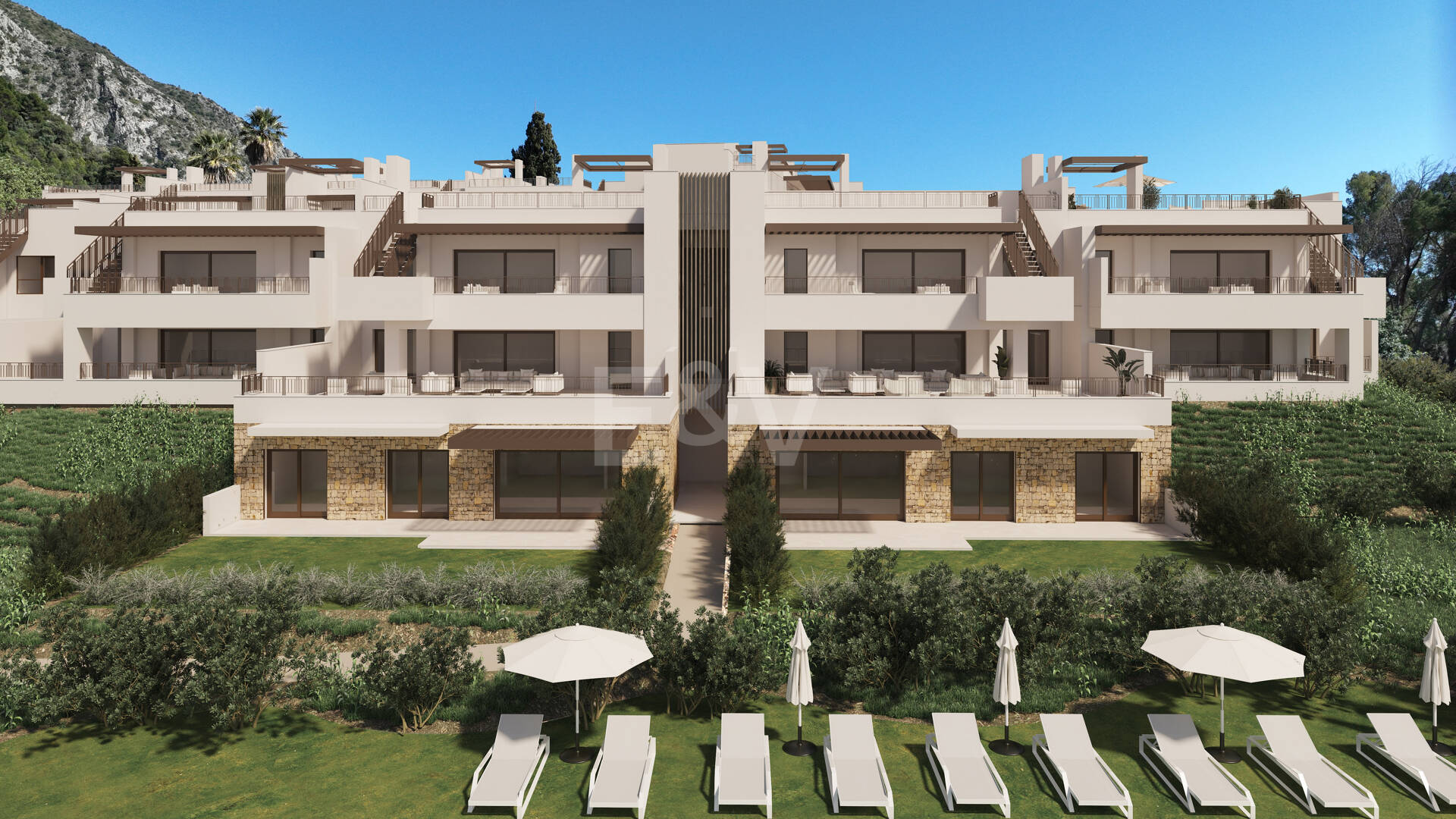 Exklusive 2-Schlafzimmer-Wohnungen mit Blick auf den See und die Berge