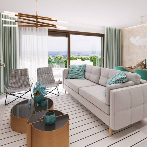 Exklusive 2-Schlafzimmer-Wohnungen mit Blick auf den See und die Berge