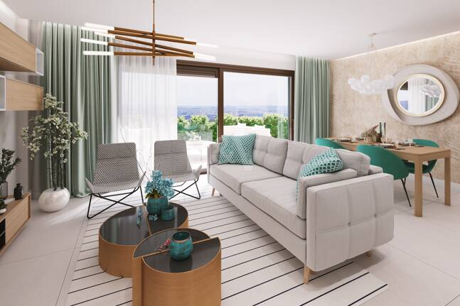 Exklusive 2-Schlafzimmer-Wohnungen mit Blick auf den See und die Berge