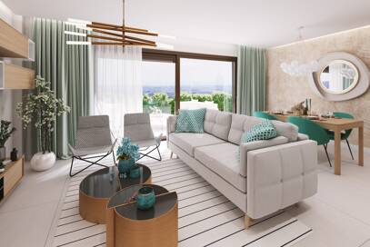 Exklusive 2-Schlafzimmer-Wohnungen mit Blick auf den See und die Berge