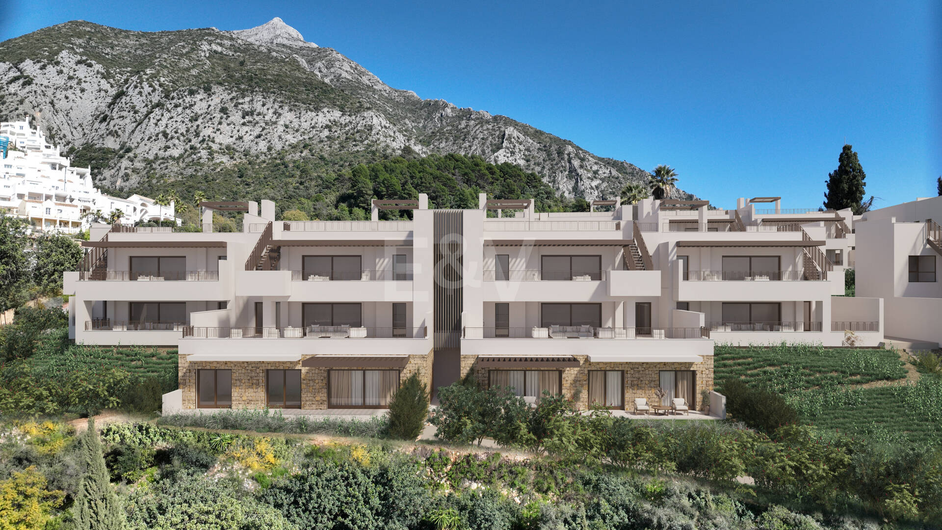 Exklusive 2-Schlafzimmer-Wohnungen mit Blick auf den See und die Berge