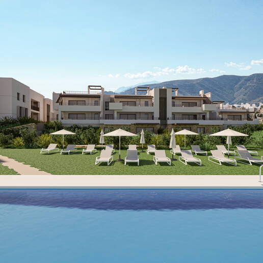 Exklusive 2-Schlafzimmer-Wohnungen mit Blick auf den See und die Berge