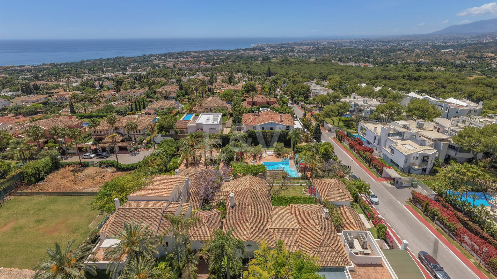 Timeless Marbella Colonial Villa in Sierra Blanca with Panoramic Sea Views