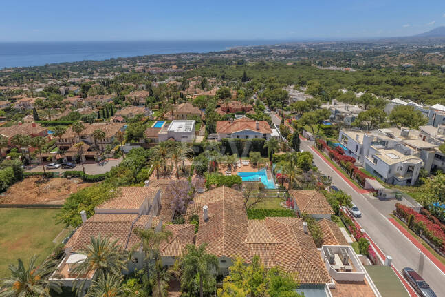 Timeless Marbella Colonial Villa in Sierra Blanca with Panoramic Sea Views