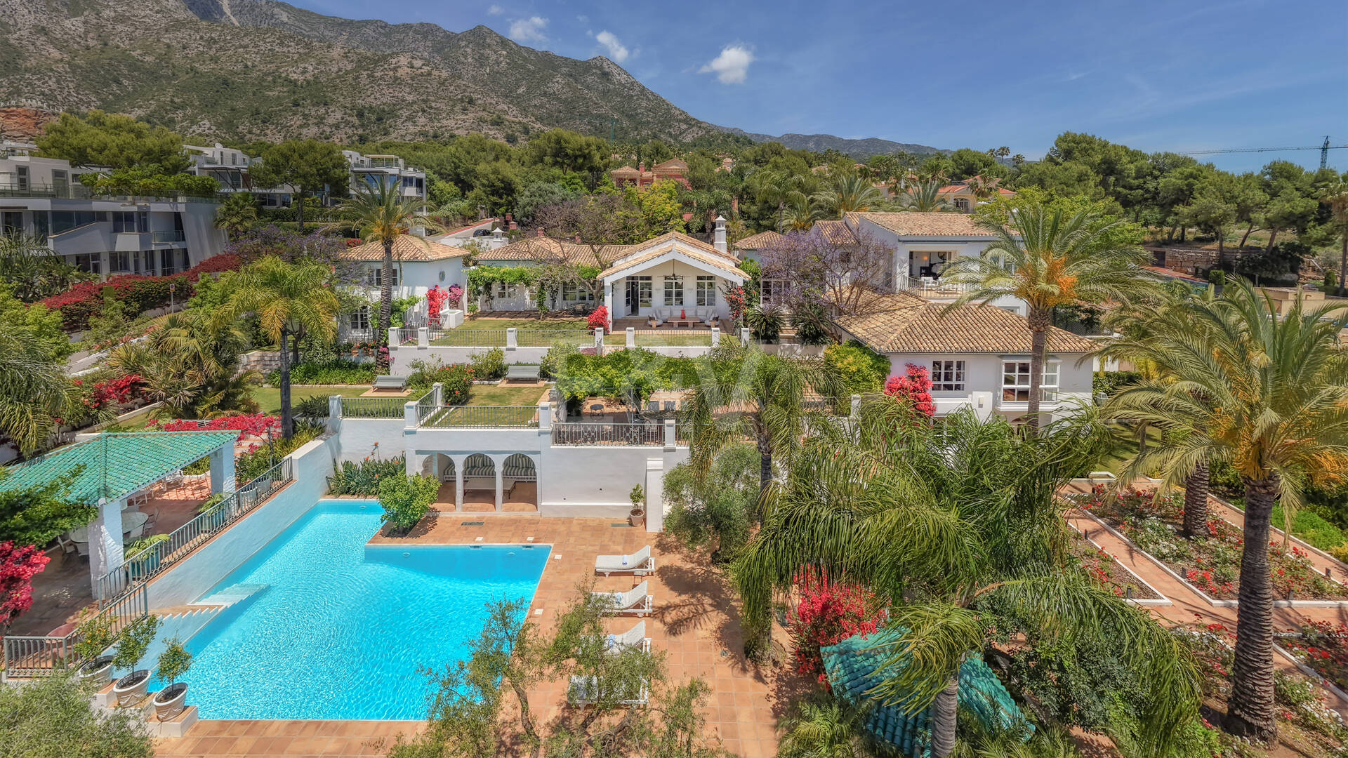 Timeless Marbella Colonial Villa in Sierra Blanca with Panoramic Sea Views