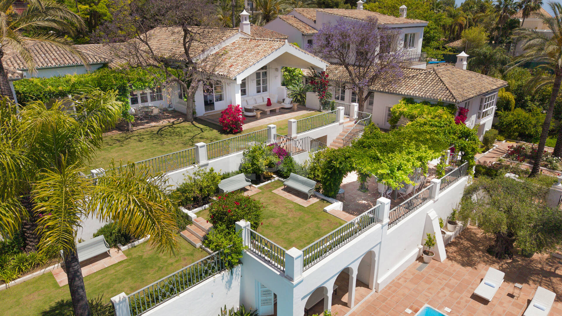 Timeless Marbella Colonial Villa in Sierra Blanca with Panoramic Sea Views