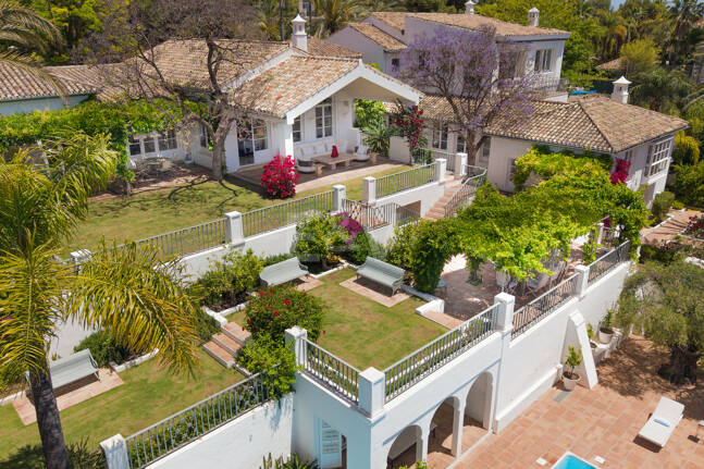 Timeless Marbella Colonial Villa in Sierra Blanca with Panoramic Sea Views