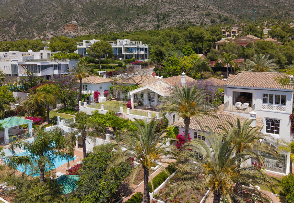 Timeless Marbella Colonial Villa in Sierra Blanca with Panoramic Sea Views