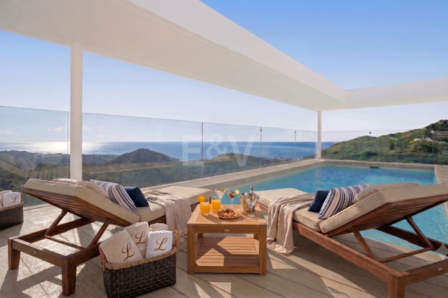 Bedövning Palo Alto Duplex Penthouse med solarium och privat pool