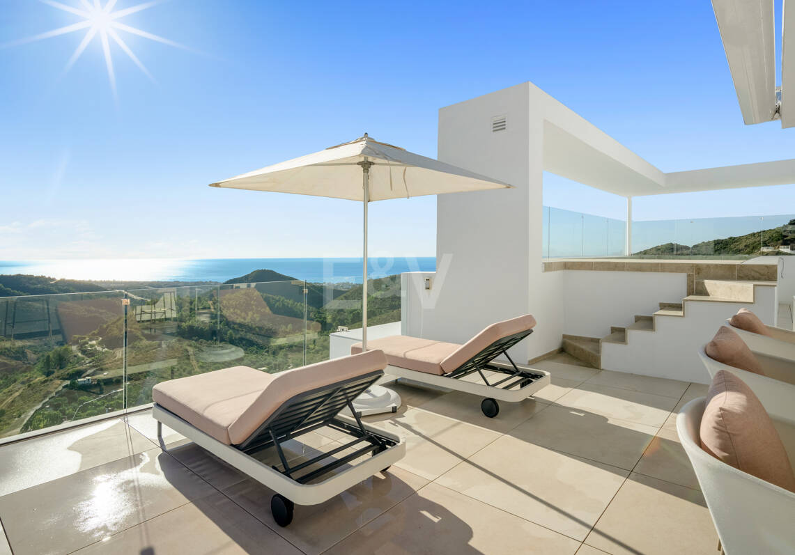 Bedövning Palo Alto Duplex Penthouse med solarium och privat pool