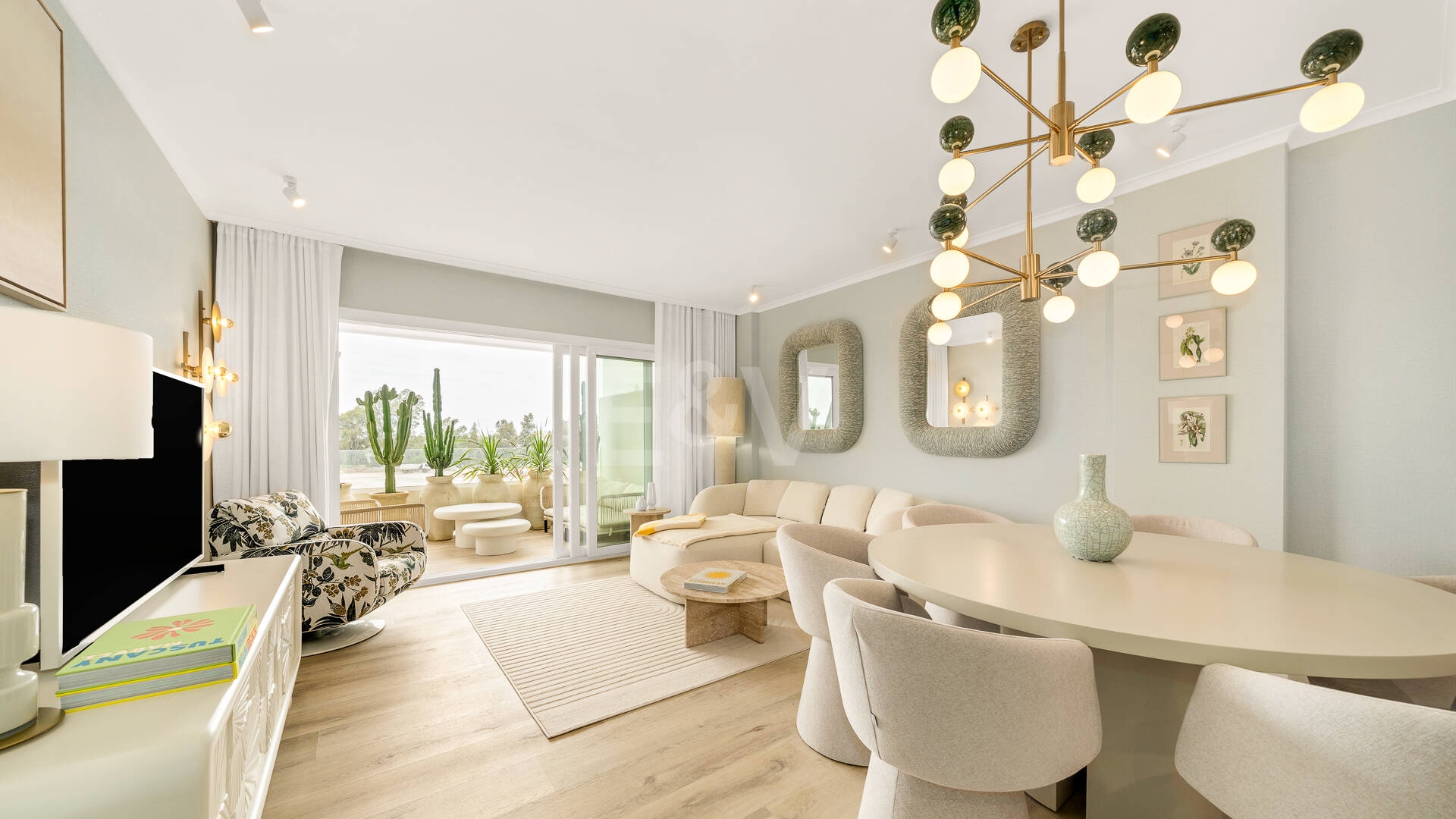 Südorientierte Wohnung mit Meerblick nahe Puerto Banús