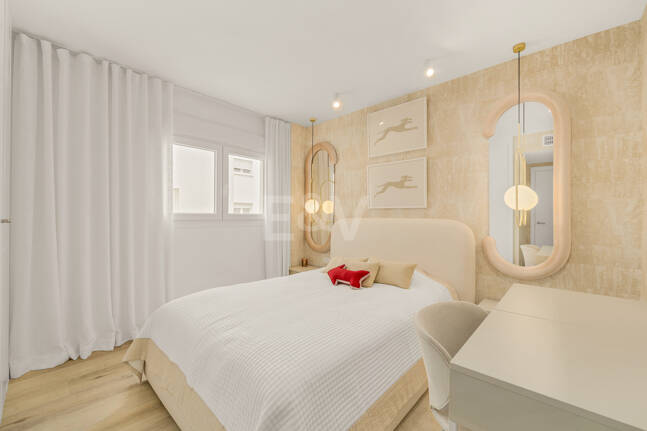 Südorientierte Wohnung mit Meerblick nahe Puerto Banús