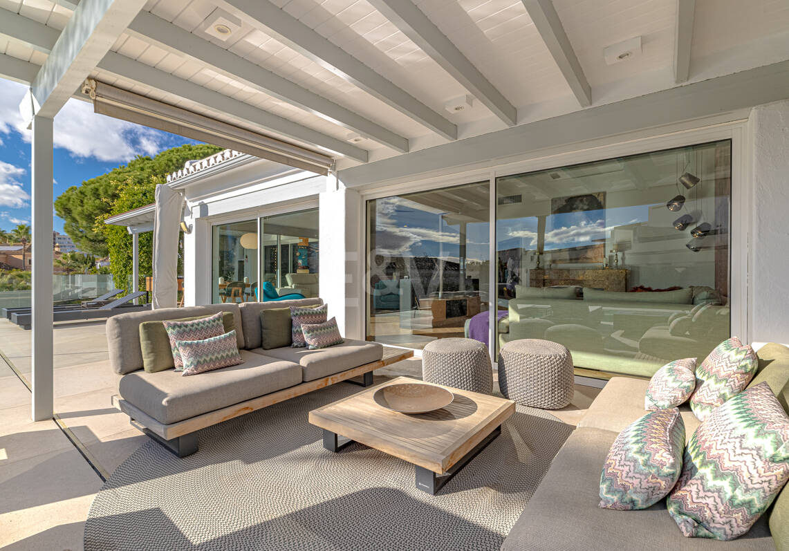 Contemporary Villa with Sea Views 200 Metres from the Beach in Las Chapas Playa