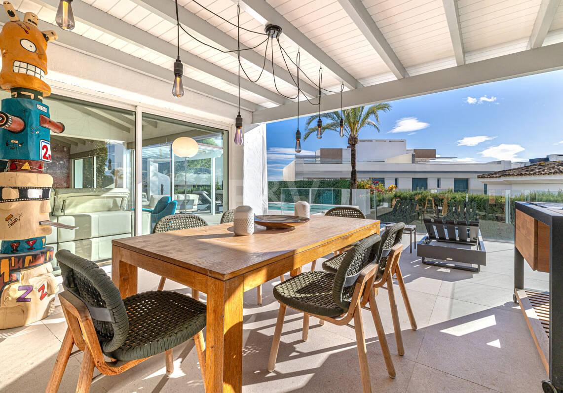 Contemporary Villa with Sea Views 200 Metres from the Beach in Las Chapas Playa