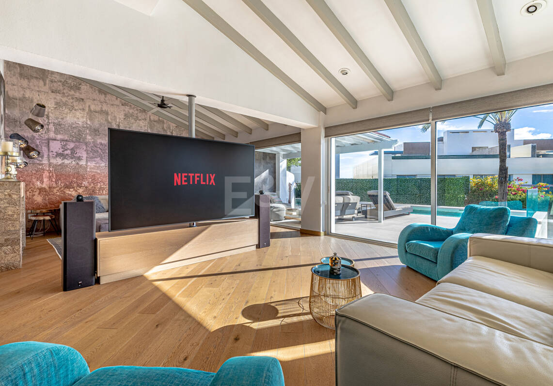 Contemporary Villa with Sea Views 200 Metres from the Beach in Las Chapas Playa