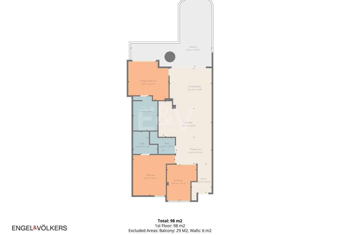Turnkey ready apartment with Panoramic Seaviews in the heart of the Golf-Valley