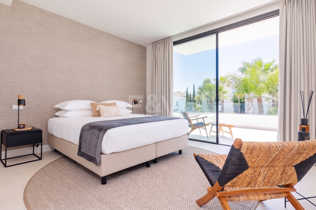 Impresionante villa contemporánea con vistas panorámicas al mar