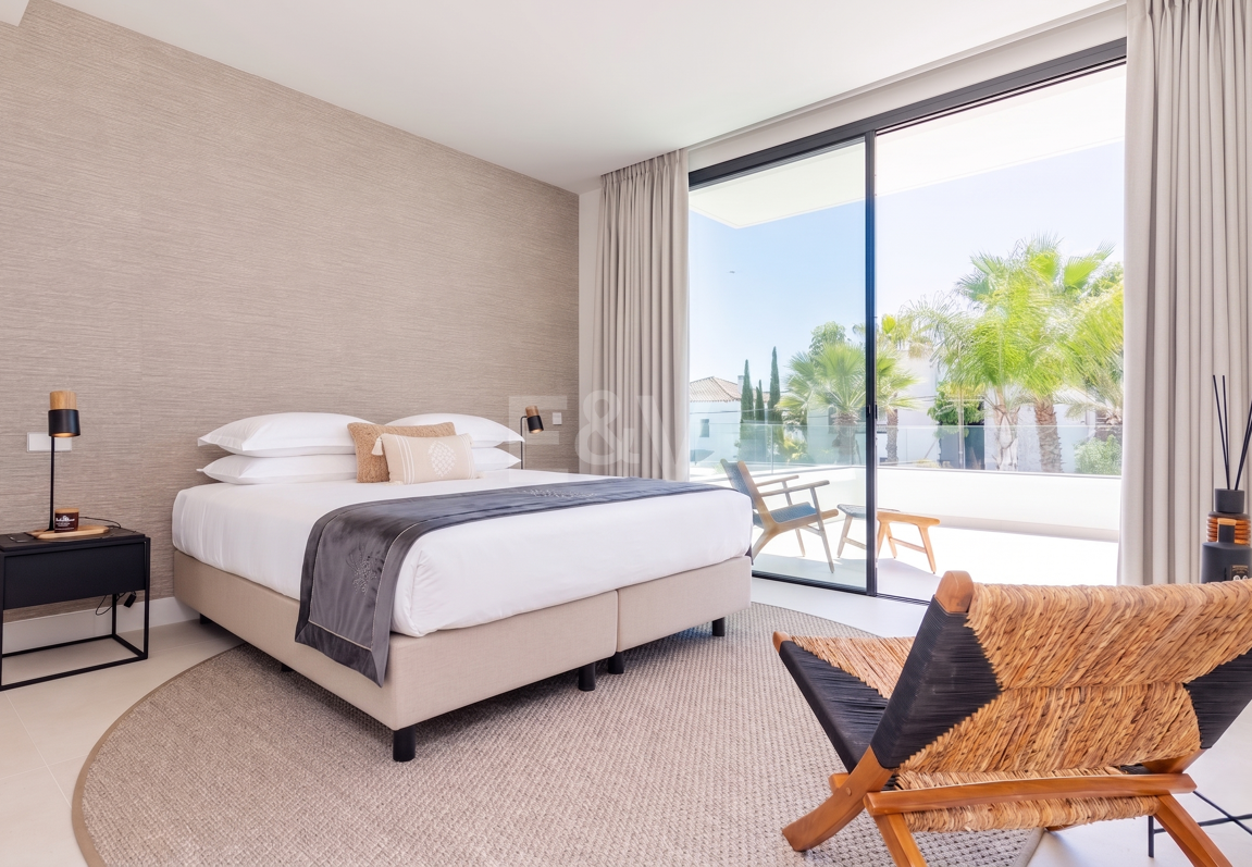 Impresionante villa contemporánea con vistas panorámicas al mar