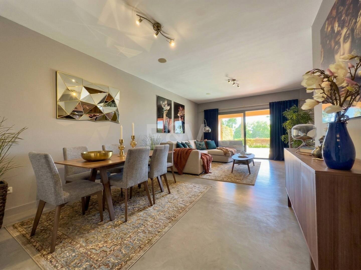 Exclusive Garden Apartment avec vue sur la mer panoramique et le golf