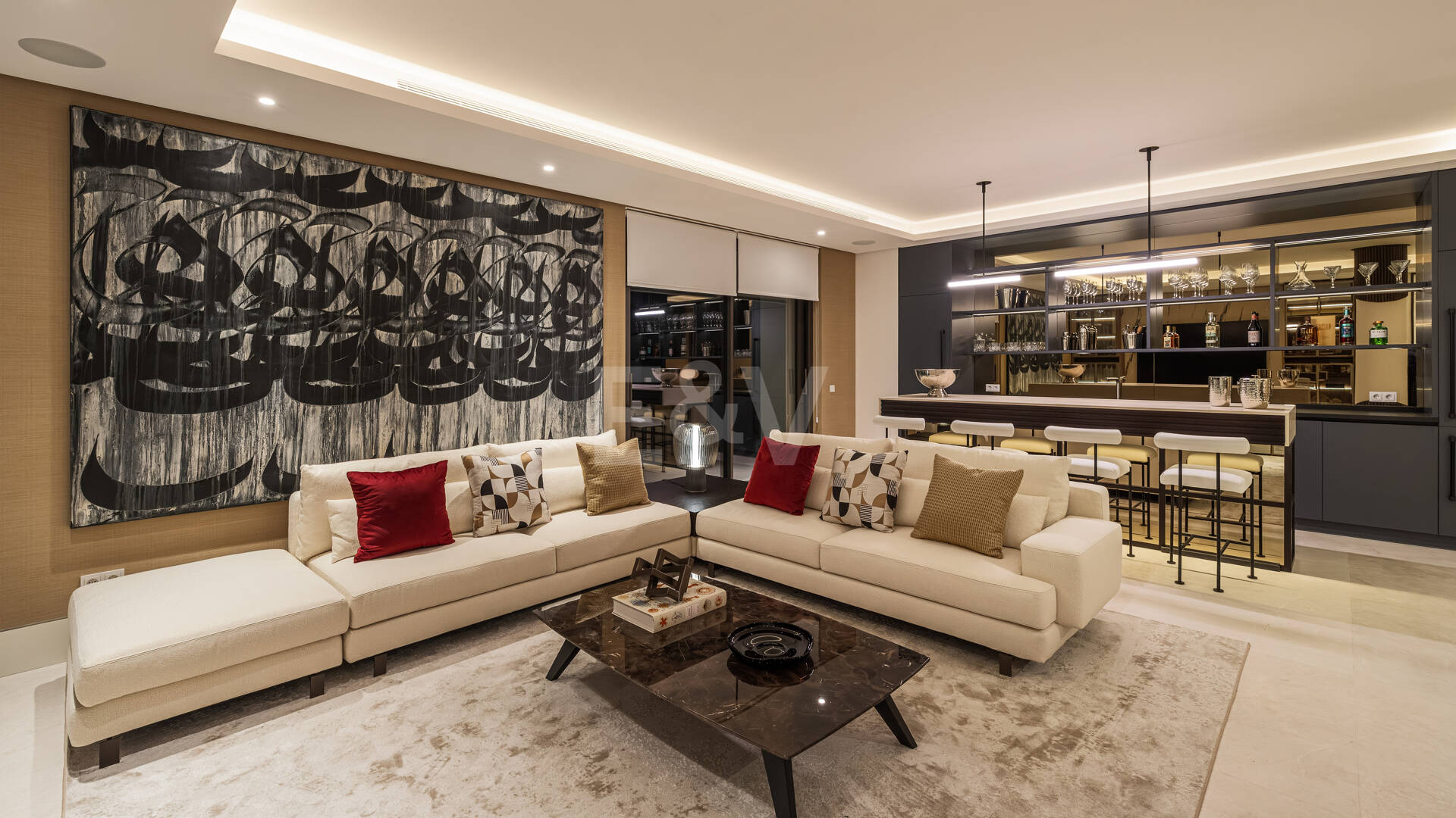 Spektakuläre Neubauvilla mit Meerblick im Marbella Hill Club