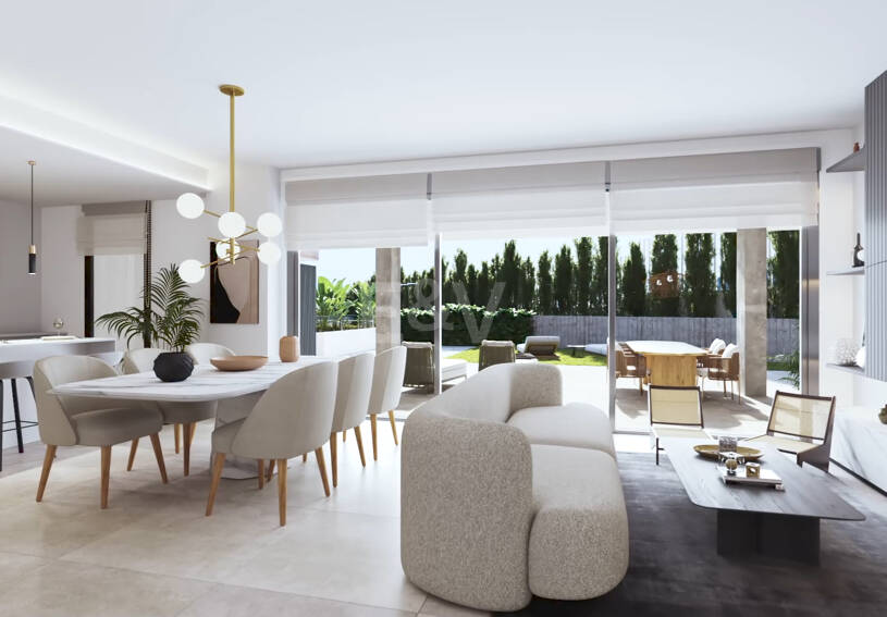 Moderno apartamento de estilo resort con vistas panorámicas al mar en Altos de Los Monteros