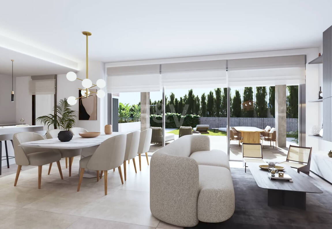 Moderno apartamento de estilo resort con vistas panorámicas al mar en Altos de Los Monteros