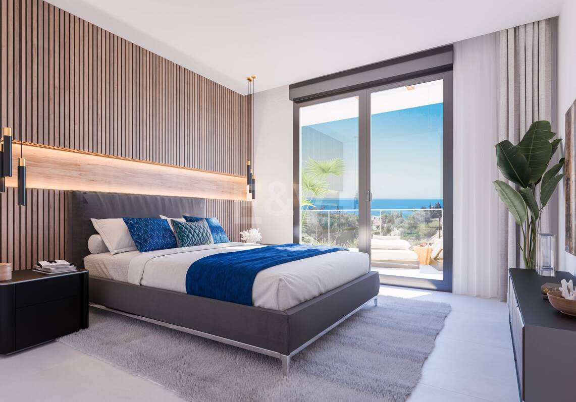Moderne Apartments im Resort-Stil mit Panoramablick auf das Meer in Altos de Los Monteros