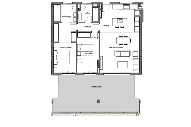 Moderno apartamento de estilo resort con vistas panorámicas al mar en Altos de Los Monteros