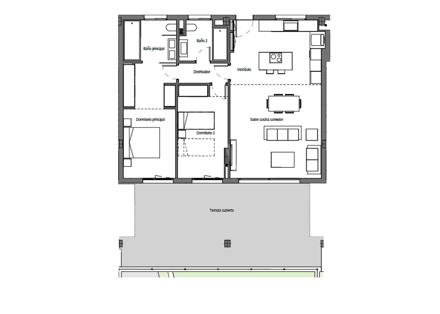 Moderno apartamento de estilo resort con vistas panorámicas al mar en Altos de Los Monteros