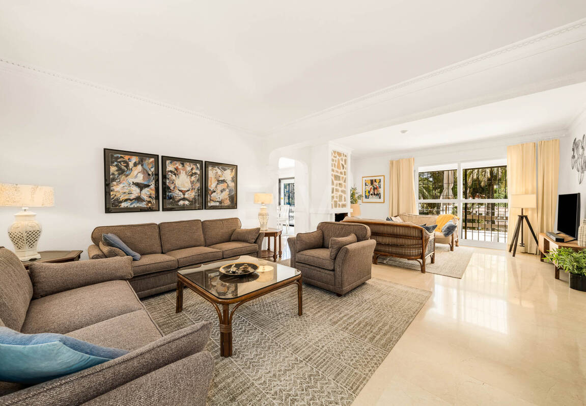 Rare Opportunity: Spacious Apartment with Garden, Pool & Sea Views