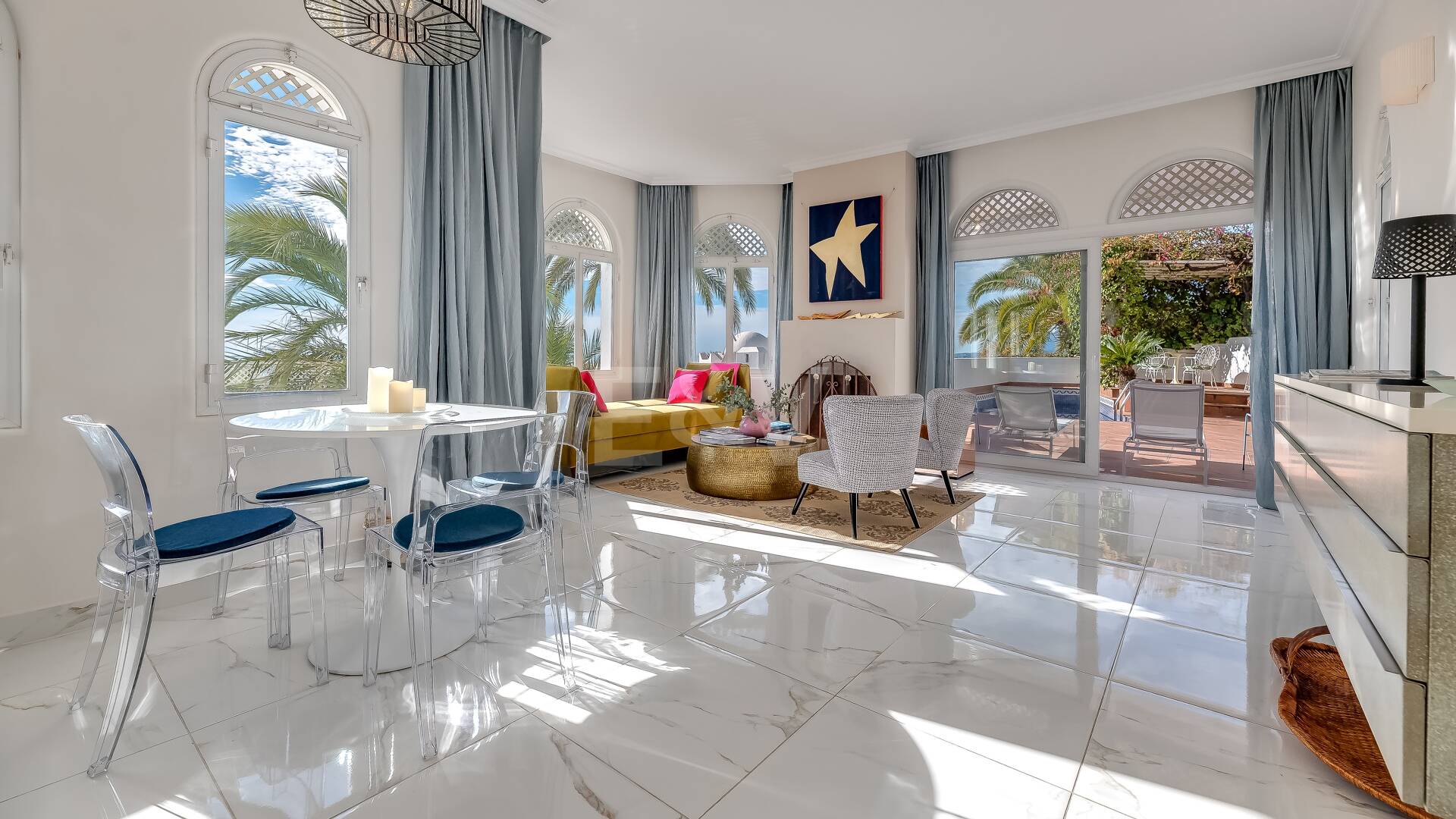 Appartement rez de chaussée à louer en Marbella Golden Mile, Marbella (Toutes les zones)