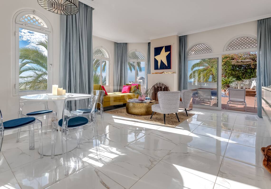 Exklusive 2-Zimmer-Wohnung mit privatem beheiztem Pool & Panoramablick – Goldene Meile Marbella.