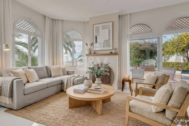 Appartement rez de chaussée à louer en Marbella Golden Mile, Marbella (Toutes les zones)