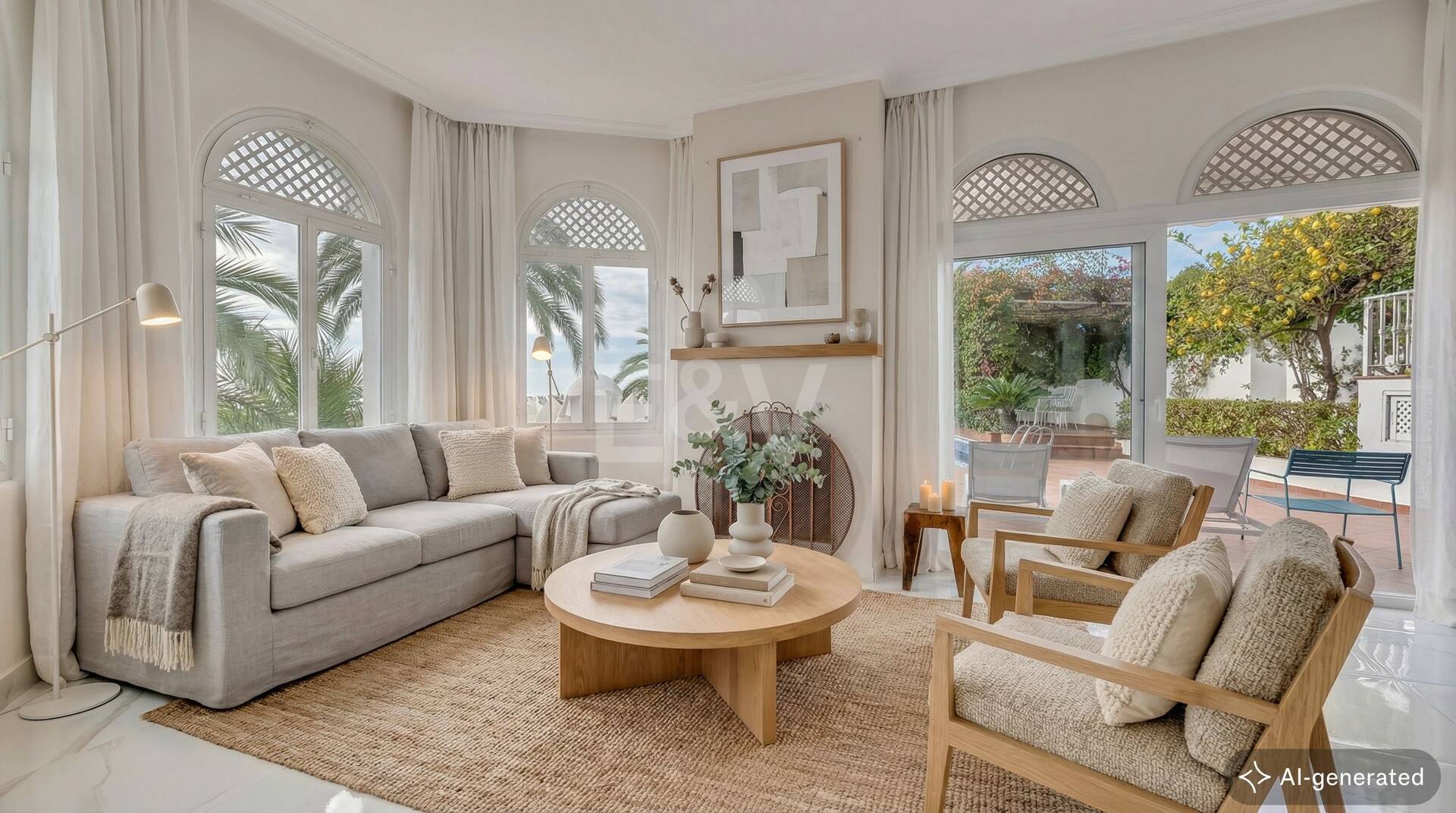 Appartement rez de chaussée à louer en Marbella Golden Mile, Marbella (Toutes les zones)