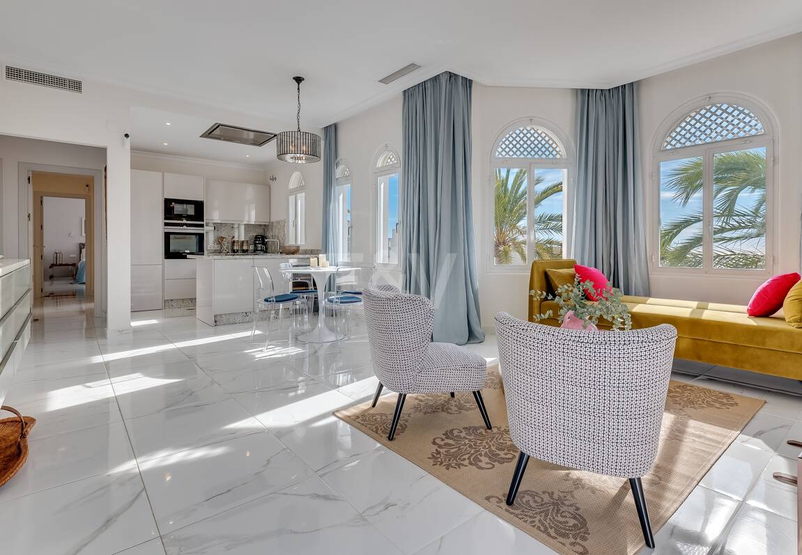 Appartement rez de chaussée à louer en Marbella Golden Mile, Marbella (Toutes les zones)