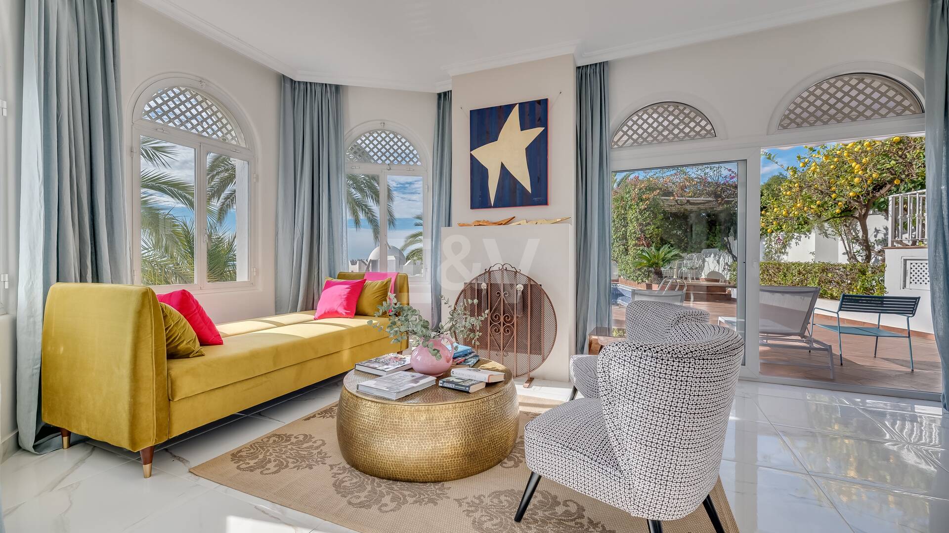 Appartement rez de chaussée à louer en Marbella Golden Mile, Marbella (Toutes les zones)