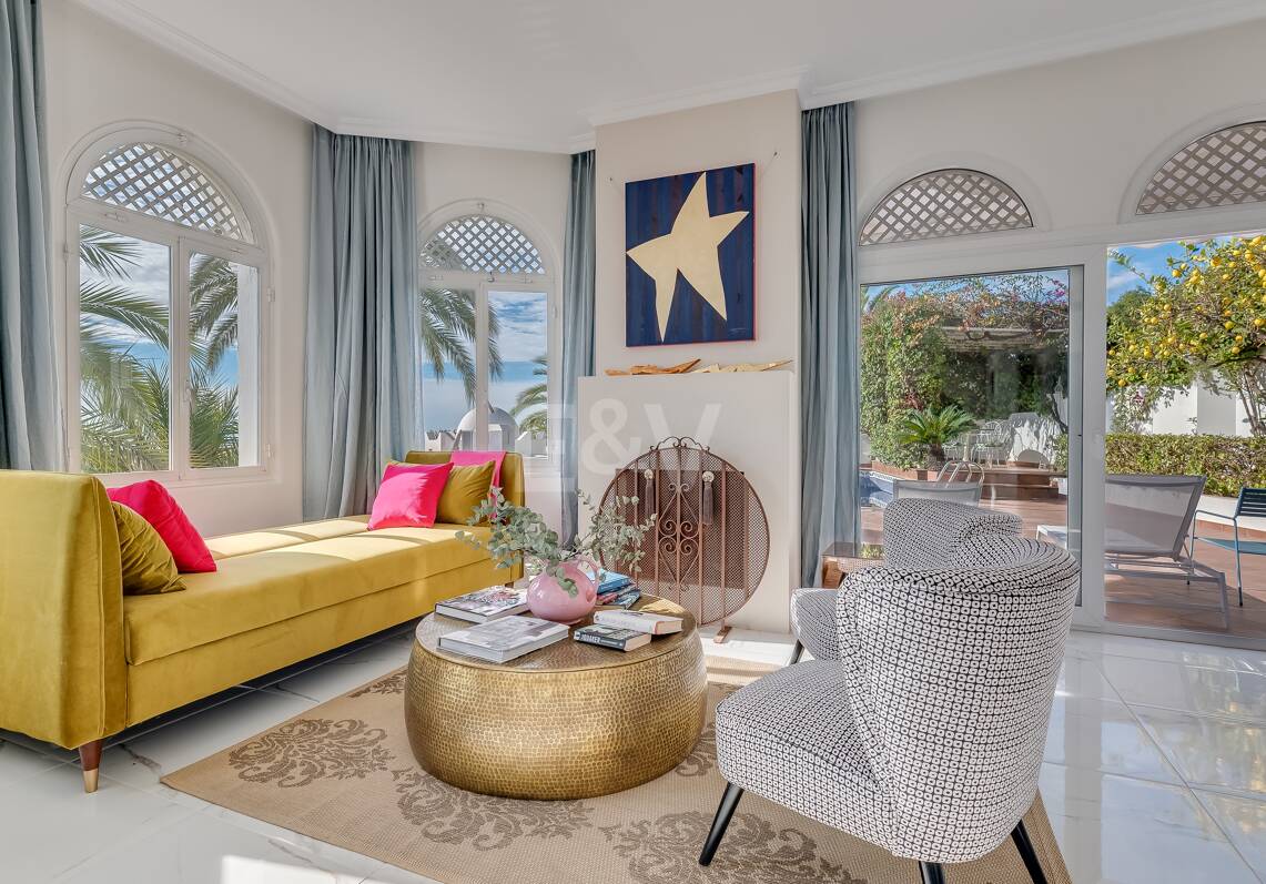 Exklusive 2-Zimmer-Wohnung mit privatem beheiztem Pool & Panoramablick – Goldene Meile Marbella.