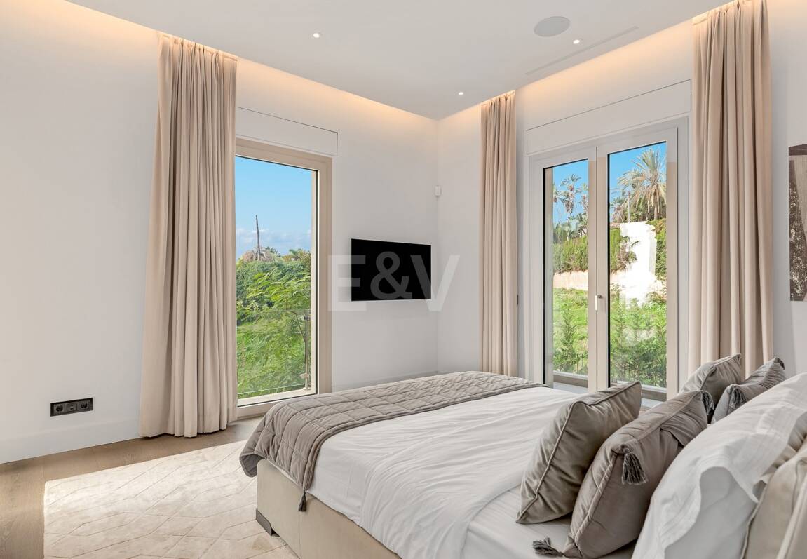 Mansión neoclásica con un toque moderno