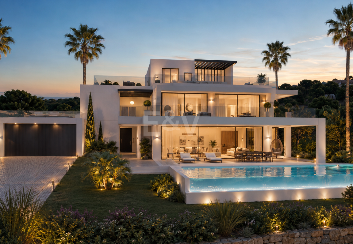 Villa de lujo exclusiva con vistas panorámicas al mar
