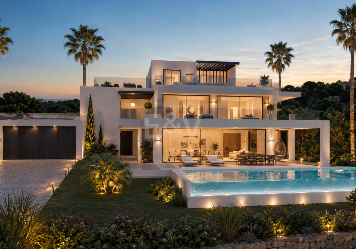 Villa de lujo exclusiva con vistas panorámicas al mar