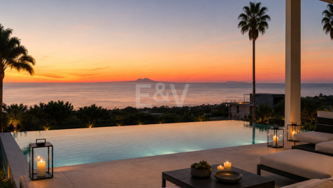 Villa de lujo exclusiva con vistas panorámicas al mar