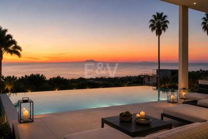 Exklusiv lyx Villa med panoramautsikt över havet